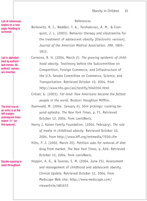 how to do citations in a research paper apa style