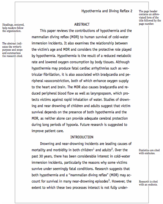 Biology lab report layout