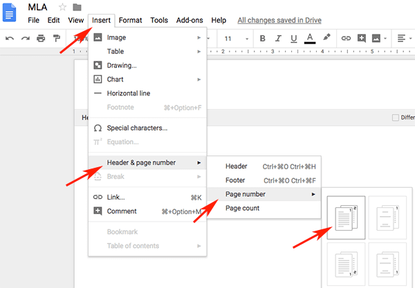 How To Create A Running Header On Google Docs