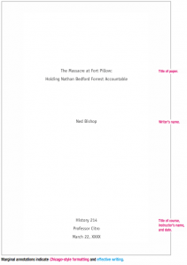 Chicago Style Sample Paper | MLAFormat.org