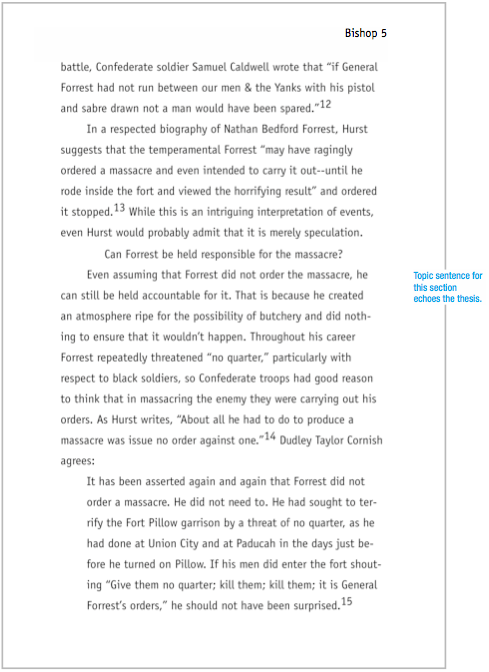 Chicago Style Sample Paper MLAFormat
