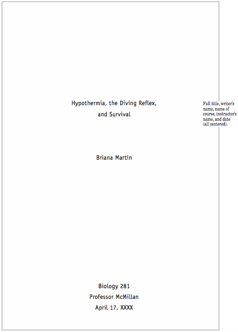  Cover Page Of A Research Paper Cover Page Of Research Paper Format 