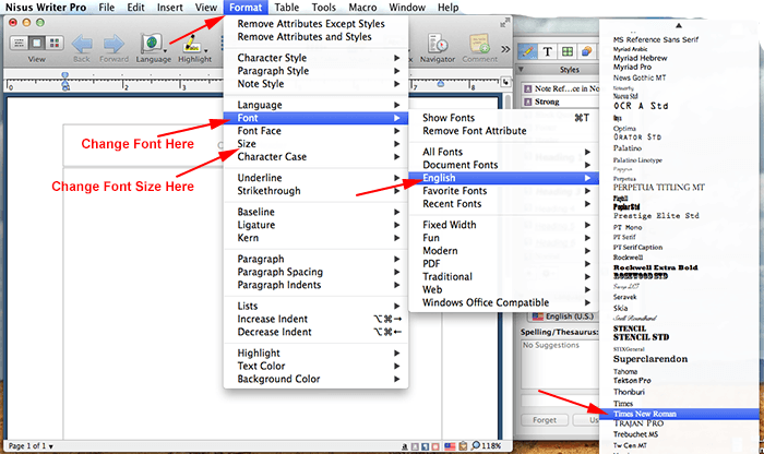 MLA Format Using Nisus Writer Pro  MLAFormat.org