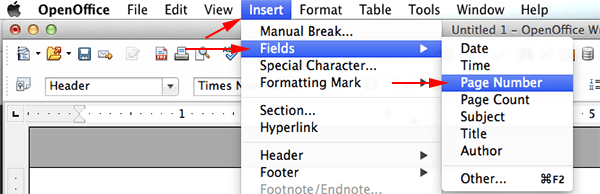 MLA Format using OpenOffice | MLAFormat.org