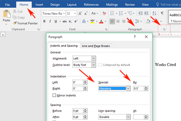 how to add a page after endnotes in word 2016